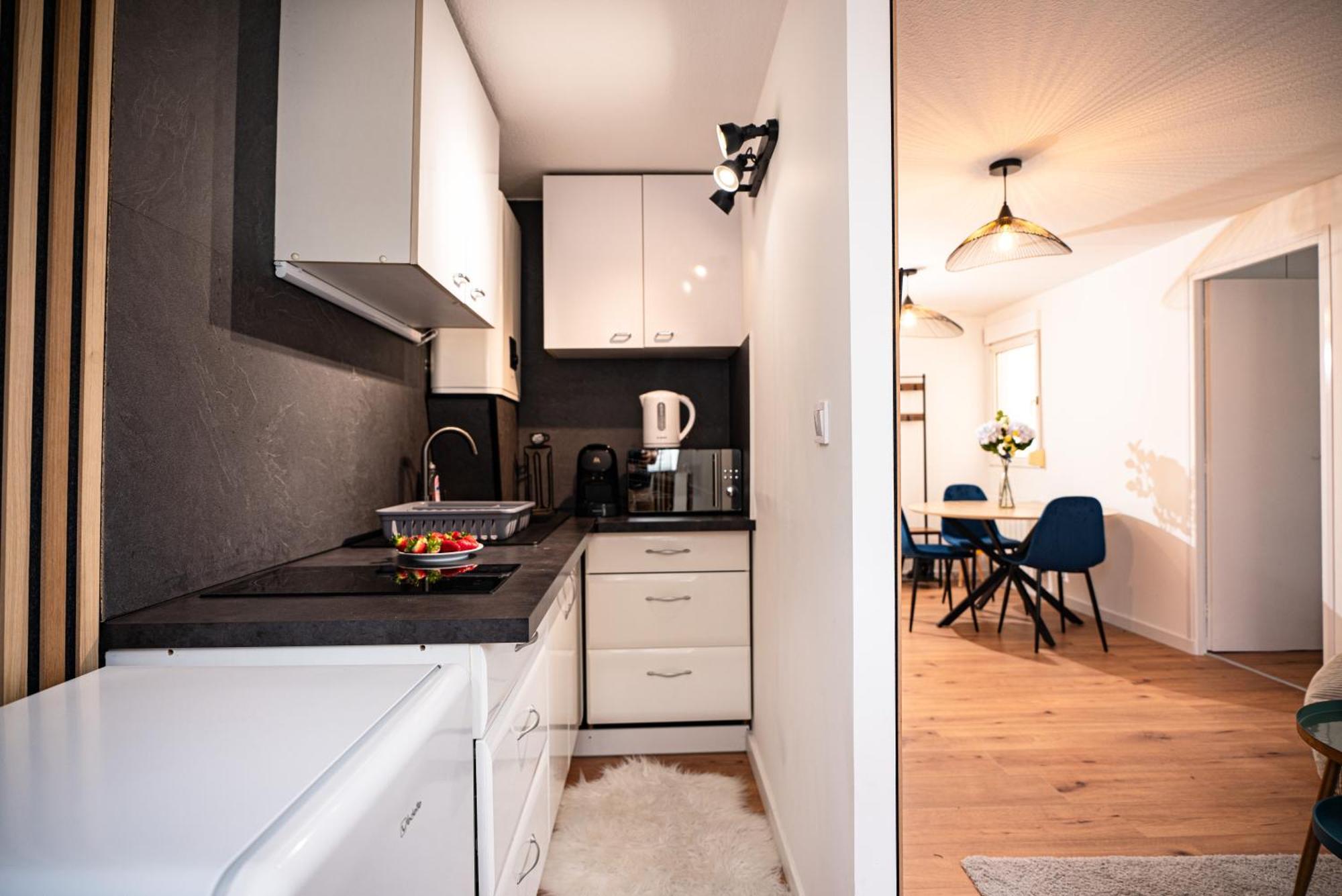 Moderne T2 Centre Sauna Wifi Home Office Netflix Страсбург Экстерьер фото